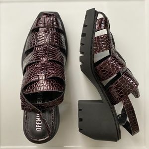 🌟 OPENING CEREMONY Croco Fisherman Sandal - New